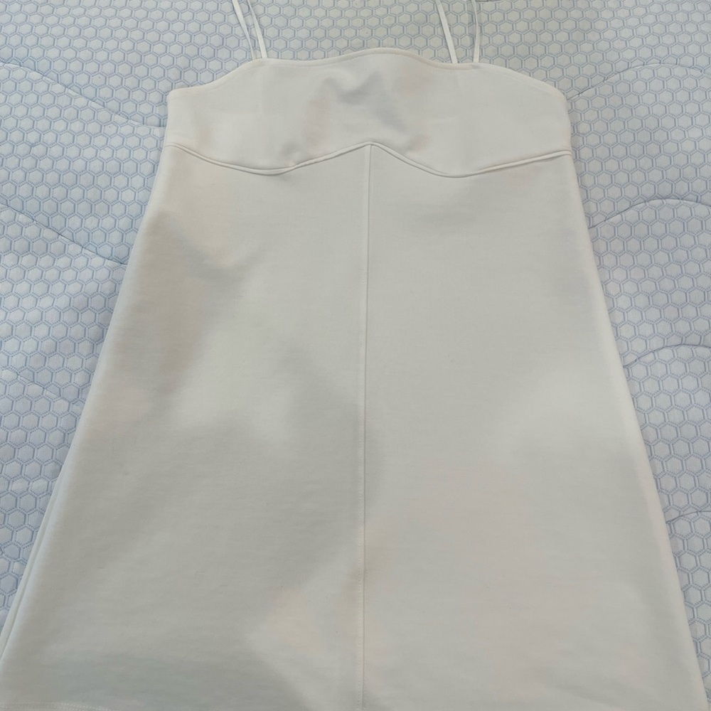 Zara white  Spaghetti Strap‎ Dress